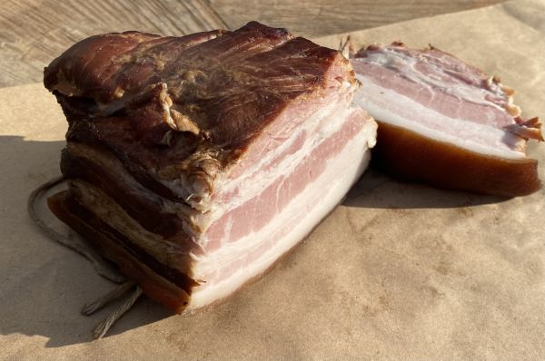 Бекон-підчеревина варено-копчена на дровах Мясота