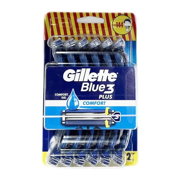 Чоловіча одноразова бритва Gillette Blue3 Plus Comfort 12 шт