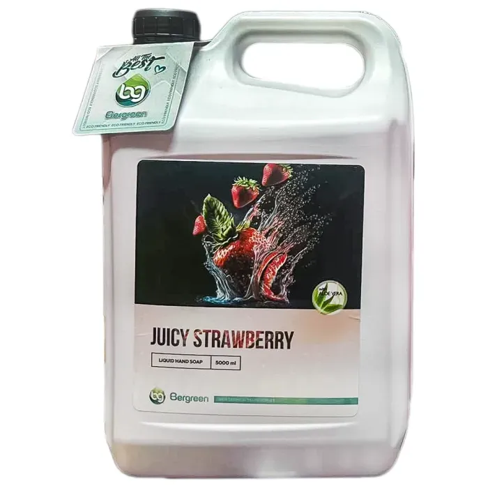 Мыло жидкое Bergreen клубничное 5л