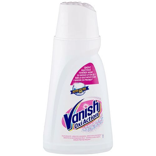 Пятновыводитель для белых вещей Vanish Oxi Action white 1000 мл
