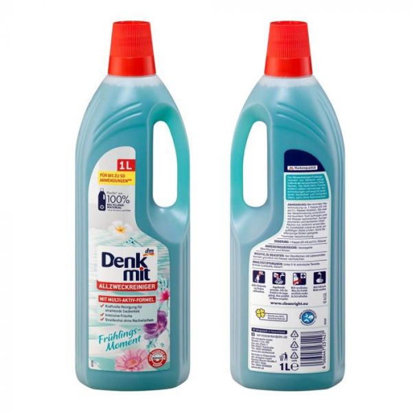 Засіб для миття підлоги Denkmit квітковий аромат 1L