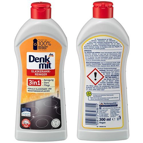 Средство для очистки стеклокерамики Denkmit Glaskeramik 300 мл
